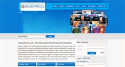 Desktop Screenshot of financecerts.com